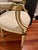 Vintage 1940s Louis XVI French Revival Neoclassical Giltwood Bow-Crest Armchair For Sale In Chicago - Image 6 of 11