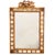 Wood 19th Century French Giltwood Wall Mirror in Mercury Glass with Doves on the Crest For Sale - Image 7 of 7