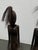 Wood Late 20th Century African Male + Female Figure Carved Sculptures, Pair For Sale - Image 7 of 12