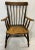 Antique Early American Spindle Back Windsor Arm Chair - Circa 1880 For Sale - Image 13 of 13