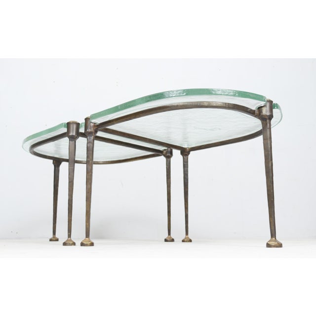 Vintage German Brutalist Coffee Tables by Lothar Klute, 1980s, Set of 2 For Sale - Image 11 of 15