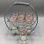 Very cool 6 shot glass chrome plated caddy with spring carrying handle. It comes with 7 (1 extra) 4 color banded Anchor...
