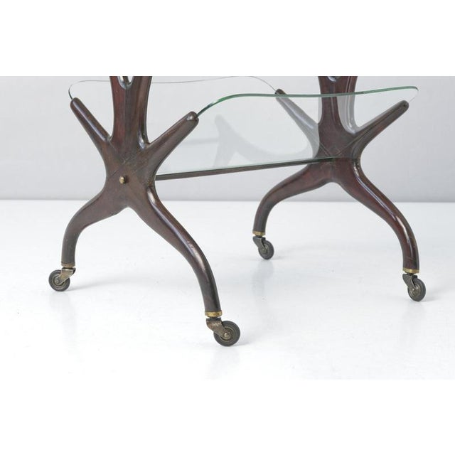 Table on Castors by Cesare Lacca for Cassina, Italy, 1955 For Sale - Image 11 of 13