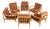 Mid-Century Armchairs from Jitona Soběslav, Czech, 1960s, Set of 6 For Sale