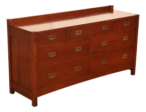 Stickley Mission Collection Cherry Seven Drawer Low Dresser