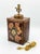 Vintage Chinoiserie English Tole Tea Caddy Lamp For Sale - Image 4 of 10