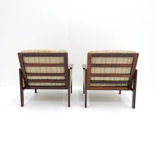 Wood Set of Two Illum Wikkelsø “Capella” Chairs in Rosewood, 1950 For Sale - Image 7 of 10