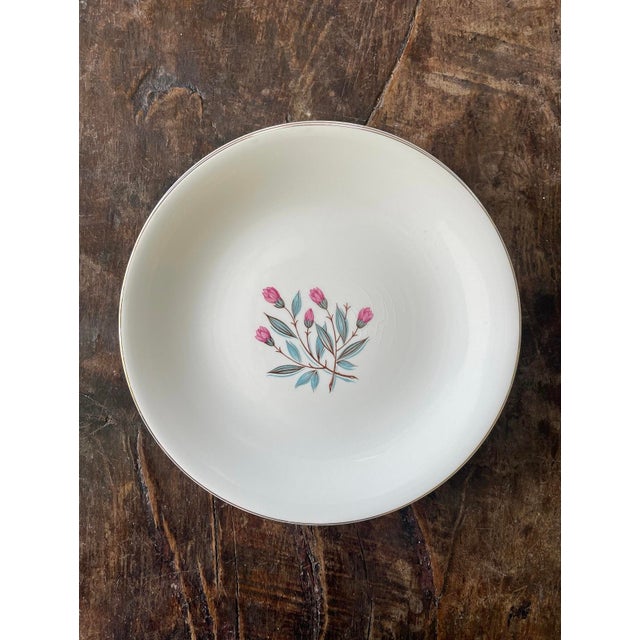 1962 Set of Six (6) Wedgwood Pink Hope 6 7/8” Plates For Sale - Image 4 of 9