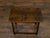 English Oak 1800s Side Table with Planked Top, Straight Legs and Stretchers For Sale - Image 9 of 11