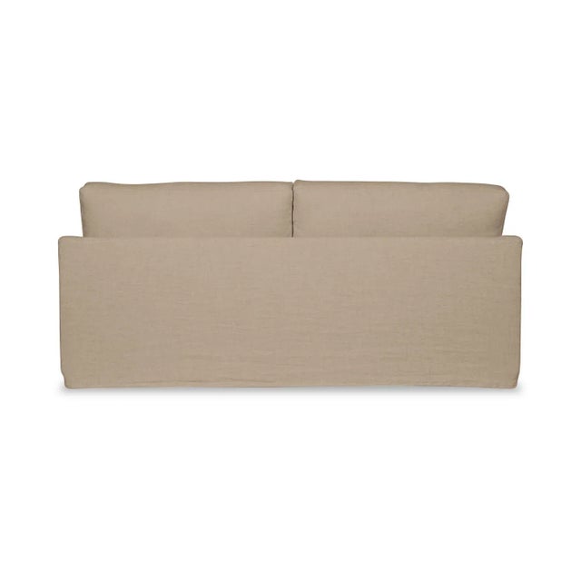 Contemporary Moss Home Megan Sofa 96"W, Safari Flax For Sale - Image 3 of 7