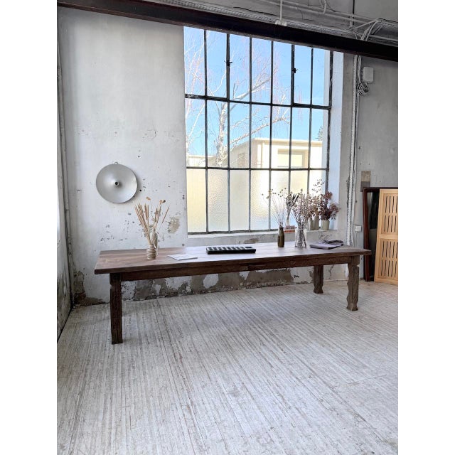 Farmhouse Table in Oak, 1890s For Sale - Image 3 of 18