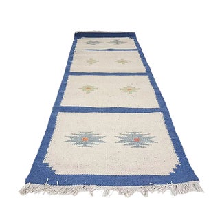 Vintage Indian Woolen Rug For Sale