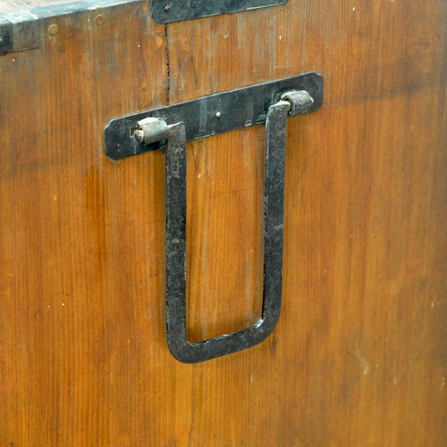 Brown Japanese Tansu Chest of Drawers, 1870 For Sale - Image 8 of 15