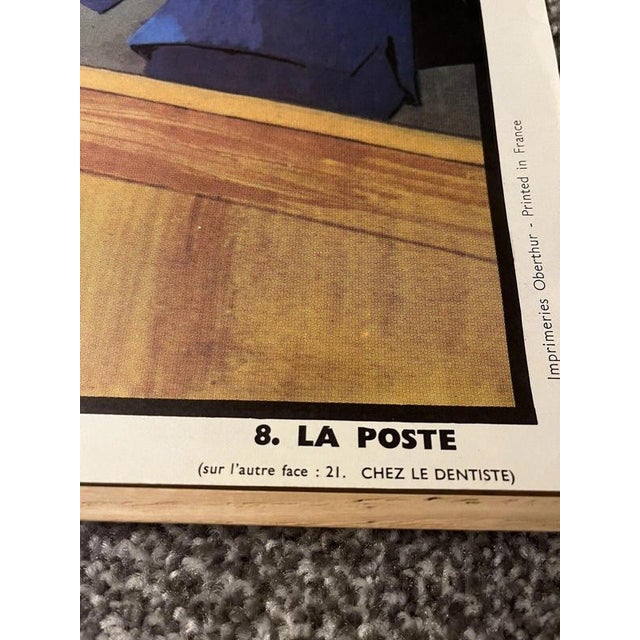 French Double-Sided Educational Dentist School Poster, 1950s For Sale - Image 13 of 15