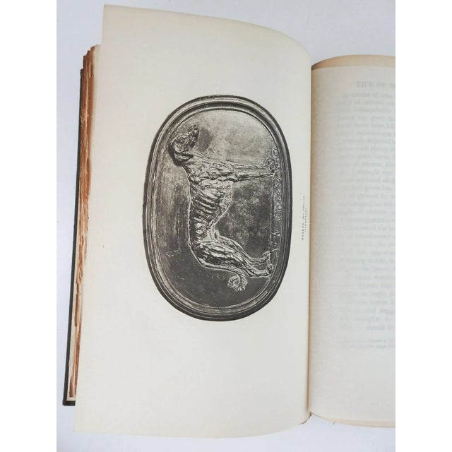 Paper Antique 1906 the Life of Benvenuto Cellini Book 2 Vol. For Sale - Image 7 of 8