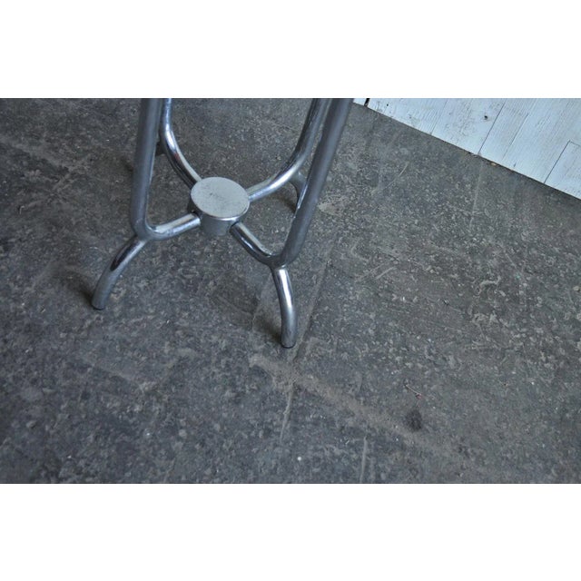 Mid-Century Modern Bauhaus Chrome and Plastic Plant Stand, 1940s For Sale - Image 3 of 6
