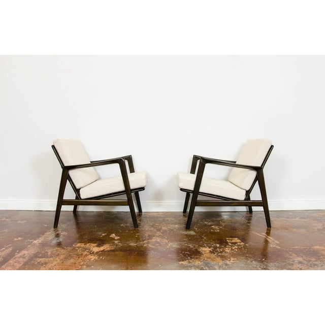 Vintage Lounge Chairs from Swarzędzkie Fabryki Mebli, 1960s, Set of 2 For Sale - Image 9 of 17