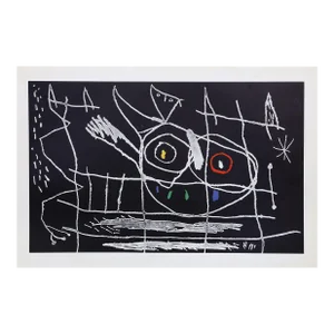 Couple d'Oiseaux III from Indelible Miro, Joan Miro Print
