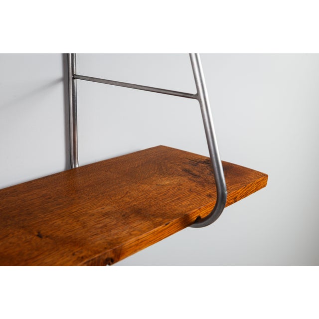 Vintage Oak Wall Shelf, 1970s For Sale - Image 11 of 12