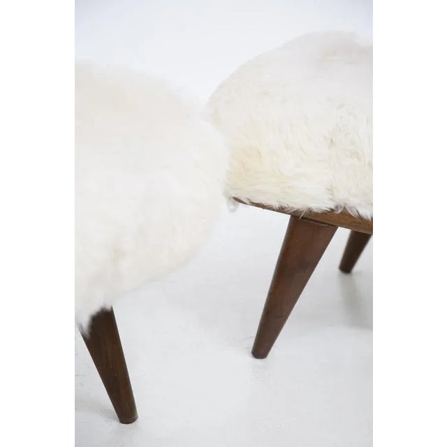 Set of Italian Fur Armchairs by Giuseppe Scapinelli For Sale - Image 13 of 14