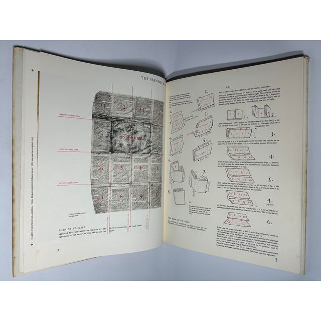 Textile 1980s Illustrated Folio, Lorna Price's the Plan of St. Gall-in Brief-an Overview of the 3 Volume Work by Walter Horn & Ernest Born, Signed - 1 Book For Sale - Image 7 of 15
