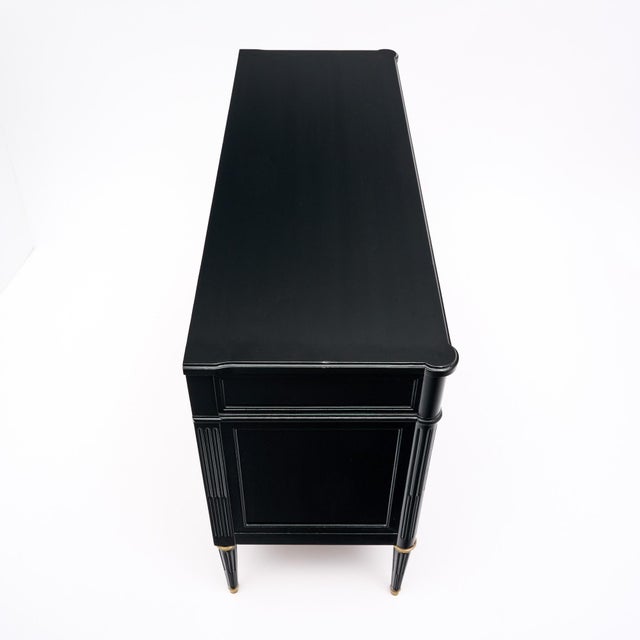 Black Louis XVI French Buffet For Sale - Image 8 of 9