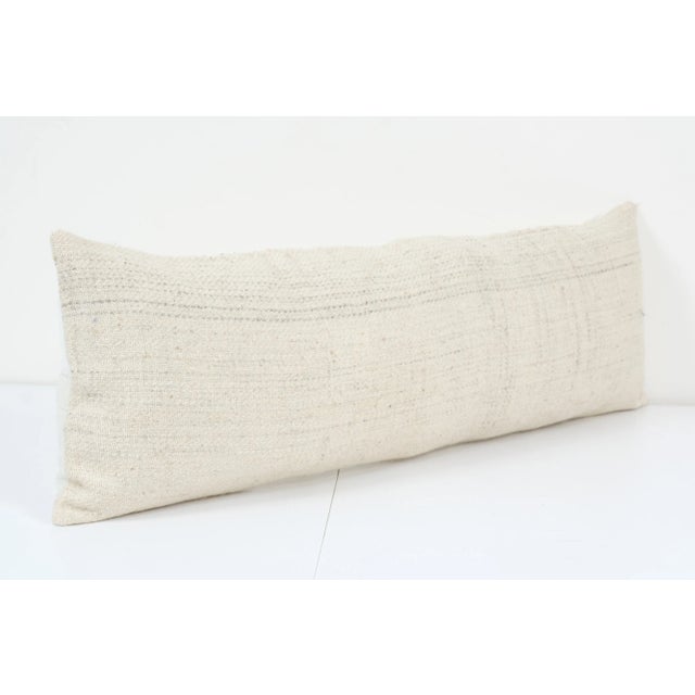 Mid-Century Modern Turkish Wool Kilim Pillow Cover For Sale - Image 3 of 4