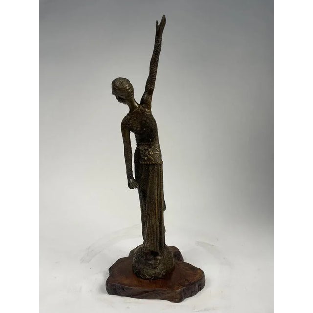 Wood Bronze & Air Air Ballerina Liberty, 1920s For Sale - Image 7 of 10