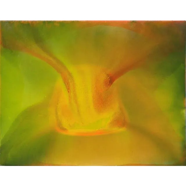 "Eruption" Contemporary Abstract Acrylic Painting by Kristina Quinones For Sale