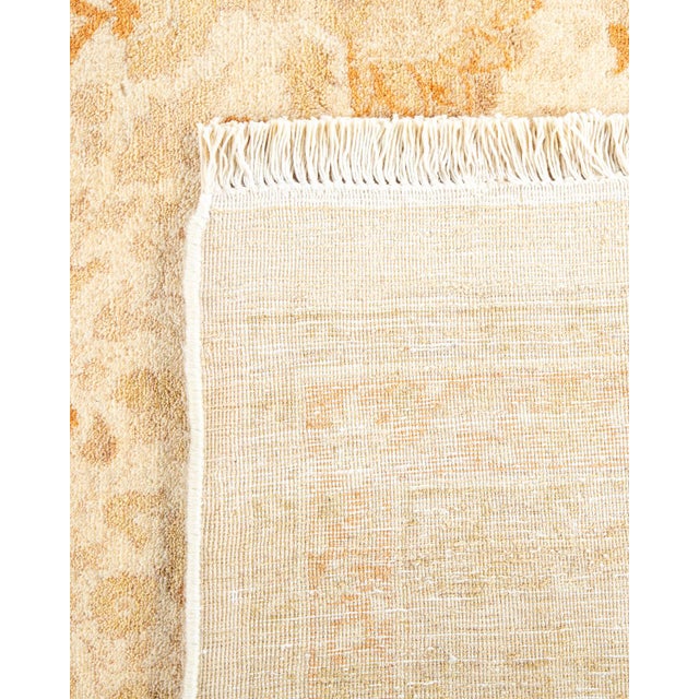 2000 - 2009 Mogul, One-of-a-Kind Hand-Knotted Area Rug - Ivory, 8' 0" x 10' 5" For Sale - Image 5 of 8
