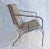 French 1940's French Wrought Iron Garden Chairs and Bench For Sale - Image 3 of 15