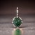 Garnet Tsavorite & Diamond Earrings 14k WG 22.44 TCW Certified For Sale - Image 10 of 13