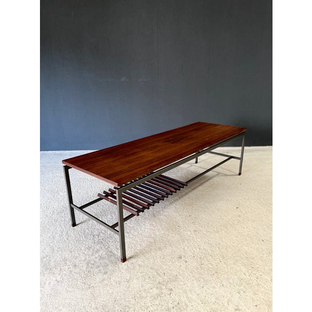 Mid-Century Moder Slender Coffee Table from Topform, Netherlands 1960s For Sale - Image 9 of 18
