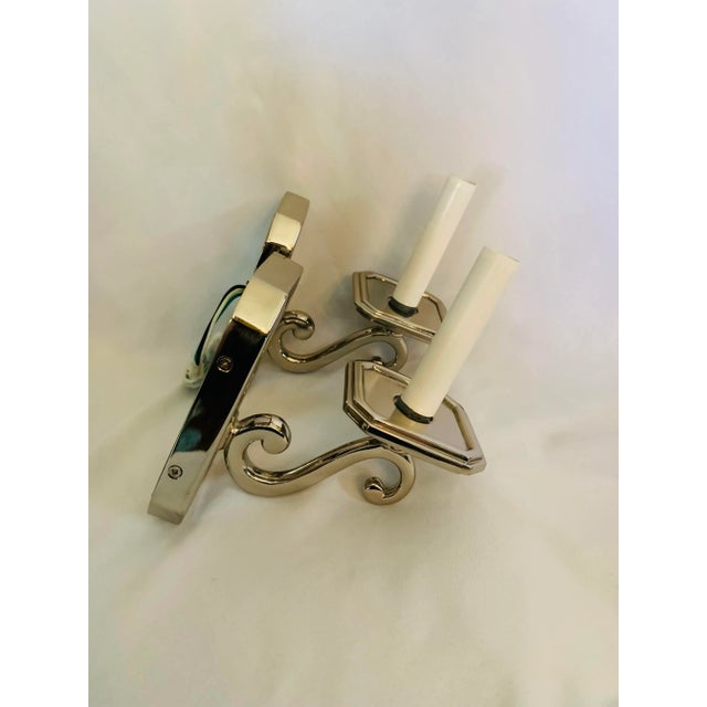 Pair of Classic Nickel Sconces With ~ This gilt tole rope & tassel wall sconce was salvaged from The Foundry L.A. This...