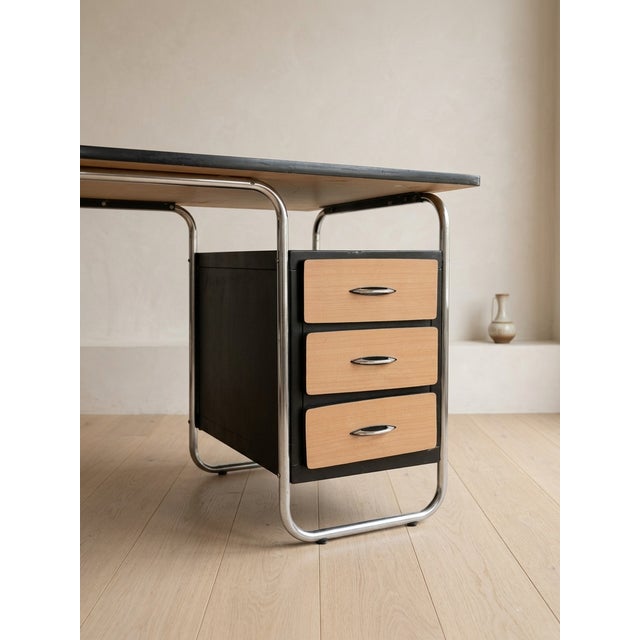 Bauhaus Desk from Torck, Belgium, 1950s For Sale - Image 4 of 14