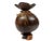 Wood Vintage Handmade Natural Coconut Shell Lidded Box Display on Wooden Base For Sale - Image 7 of 13