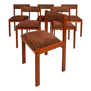 Set of 6 Danish Mid-Century Modern Dining Chairs in Solid Teak Attributed to Findahl Møbler, Denmark, C. 1970s For Sale