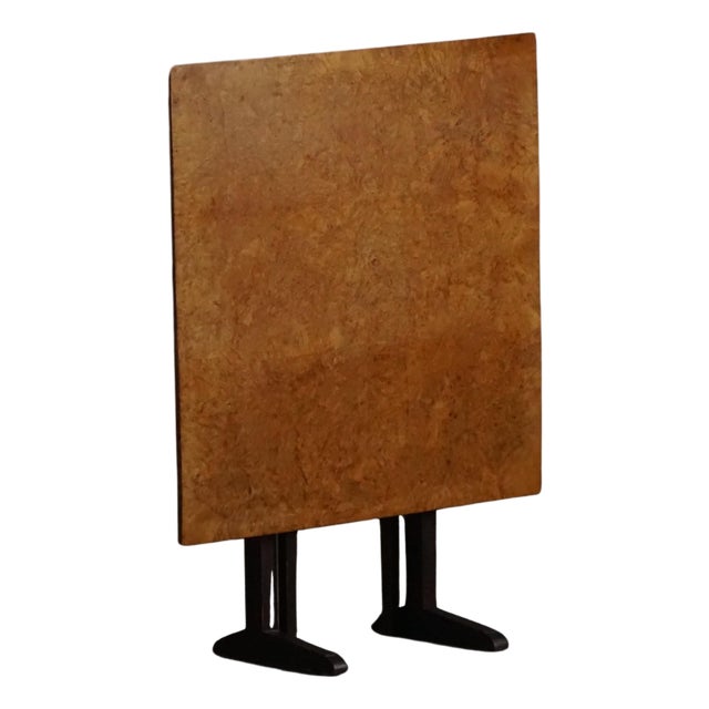 Antique Swedish Tilt-Top Table in Birchroot, 1800-1850s For Sale