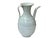 This elegant Chinese celadon glazed porcelain vase jar showcases a refined Ming-style aesthetic, featuring a pale, sea-...