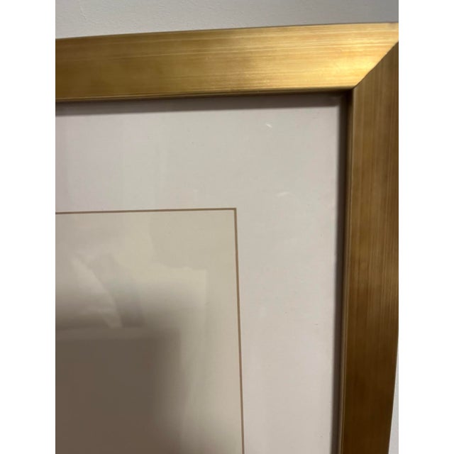 Nautical Framed Gold Leaf Octopus Print Extra Large For Sale - Image 3 of 8