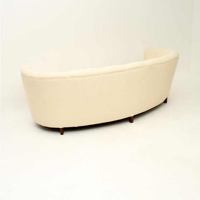 Danish Curved Banana Cocktail Sofa, 1940s For Sale - Image 6 of 10