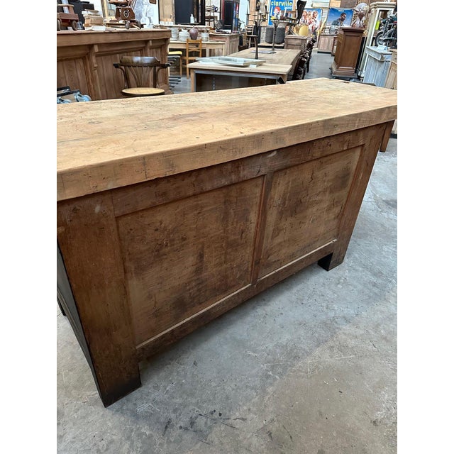 Antique Carpenter's Workbench in Wood For Sale - Image 14 of 16