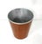 Mid-Century Modern Mid Century Teak Aluminum Trashcan in the Style of Danish Modern For Sale - Image 3 of 7