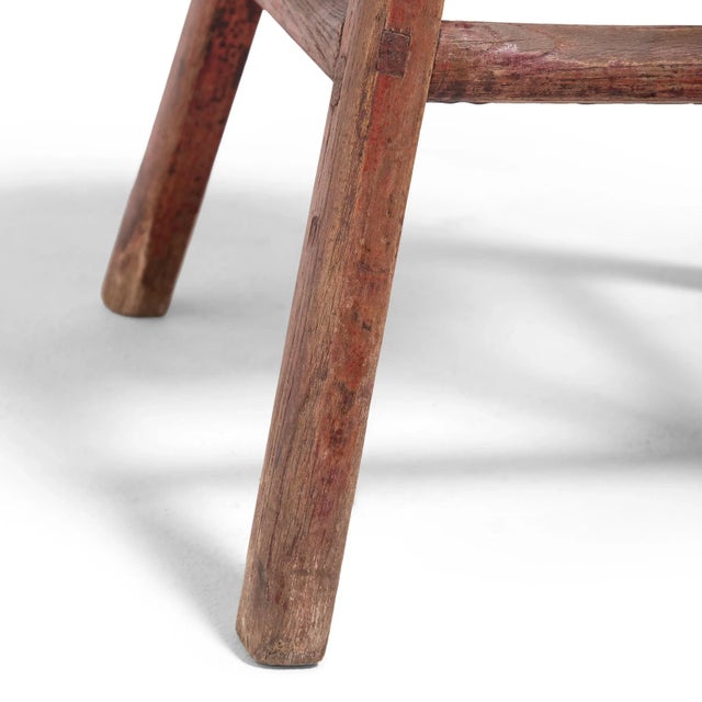 Early 20th Century Chinese Autumn Moon Stool For Sale - Image 5 of 6