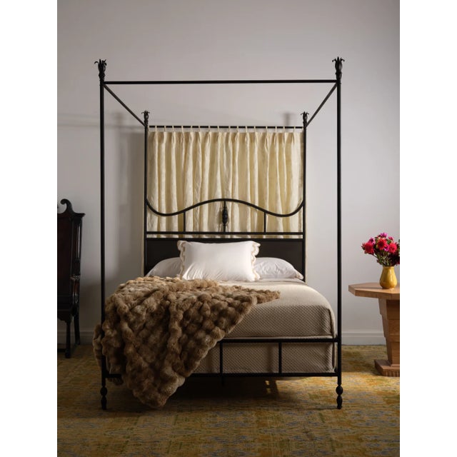 Bronze Bunny Williams Home Marlon Bed, King For Sale - Image 8 of 10