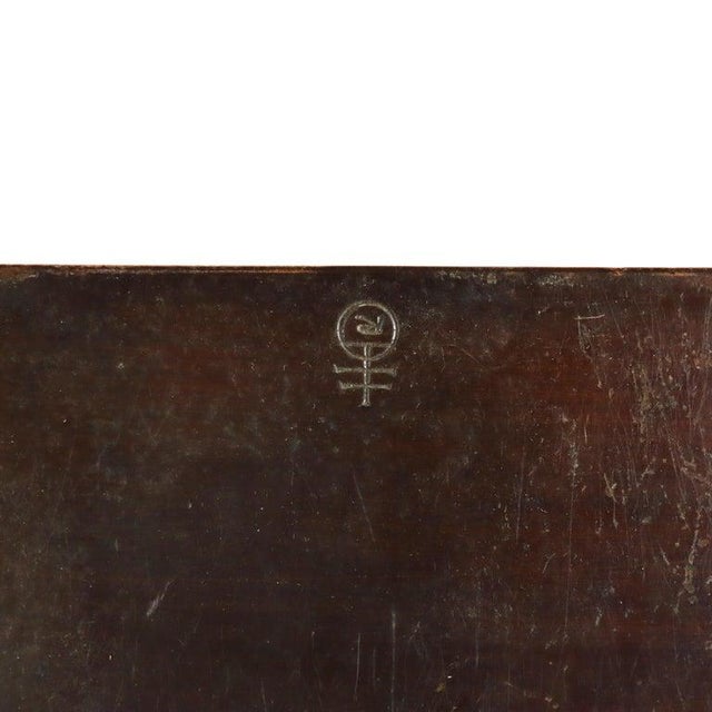 Roycroft Pair of Antique Roycroft Hammered Copper Bookends With Galleons C1910 For Sale - Image 4 of 6