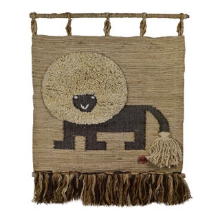 Don Freedman Lion Wall Hanging For Sale