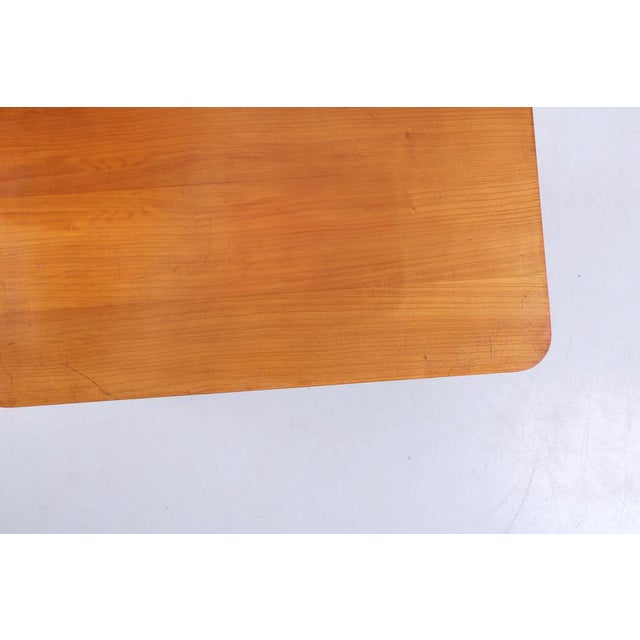 Danish Spindle Side Table with Magazine Rack, 1950s For Sale - Image 11 of 17