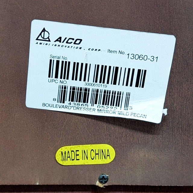 Michael Amini Elegant Wood Dresser With Mirror and Multiple Drawers For Sale - Image 13 of 13