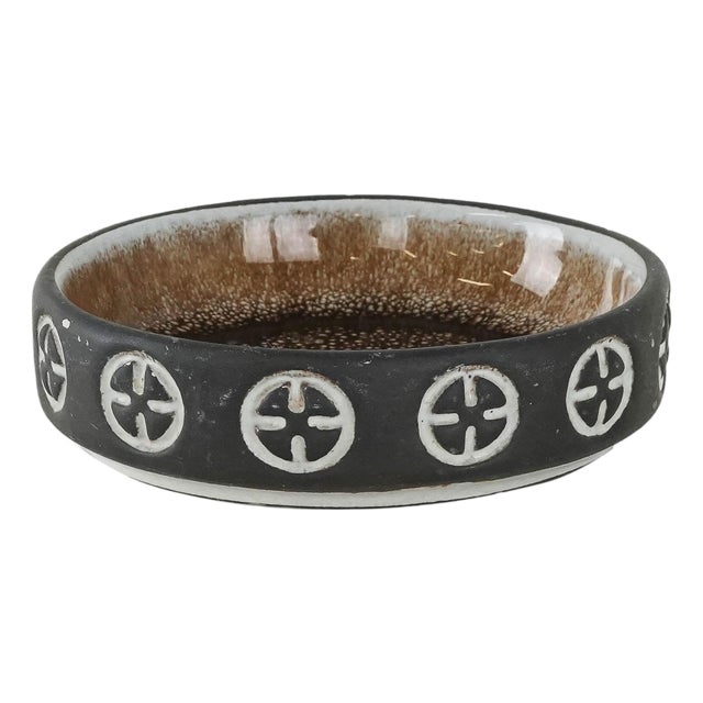 Danish Ceramic Bowl from Frank Keramik, 1960s For Sale